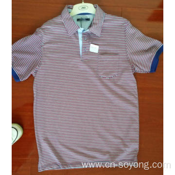 Yarn Dyed Single Jersey Short Sleeve Polo Shirts